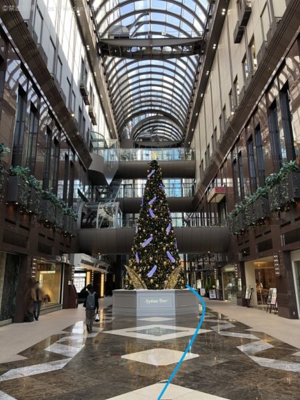 アプローズタワー、ガレリア。梅田芸術劇場メインホールへとすすむ。