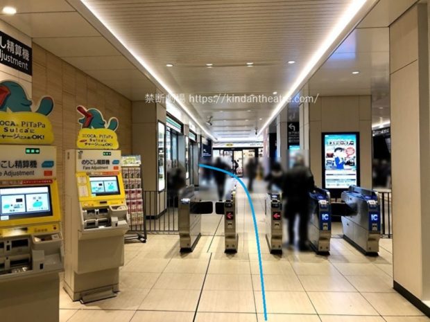 森ノ宮駅北口改札