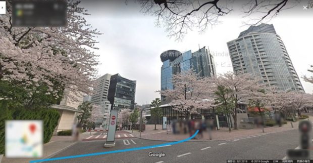 TBS赤坂ACTシアターGoogleストリートビュー