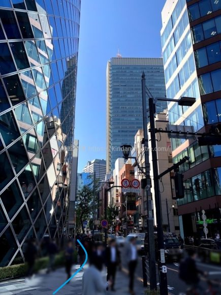 TBSまでの上り坂