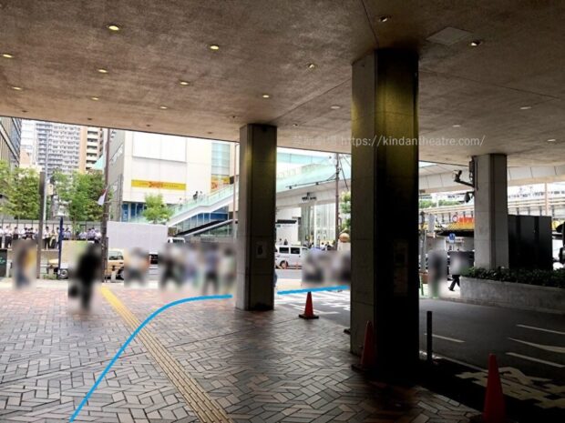 東京モノレール浜松町駅1階JR浜松町駅付近