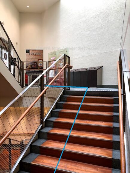 カレッタ汐留2階階段GATE K前