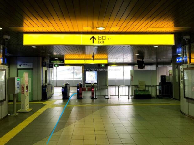 ゆりかもめ竹芝駅改札