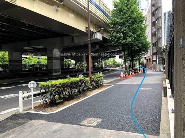 海岸通り沿い歩道