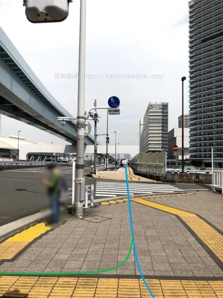 有明中央橋南横断歩道