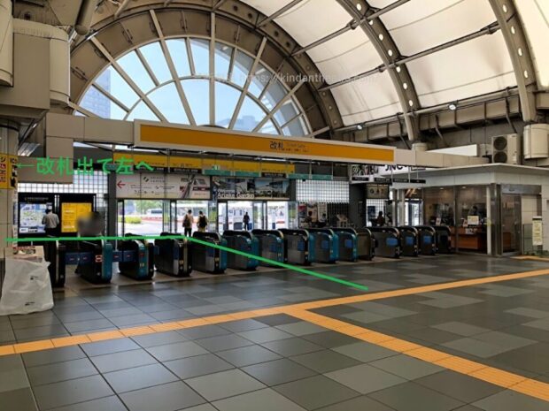 りんかい線国際展示場駅改札