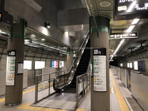 地下鉄長堀鶴見緑地線森ノ宮駅ホーム