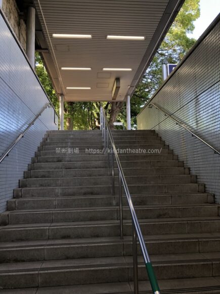 Osaka Metro 森ノ宮駅 3-A出入り口 階段