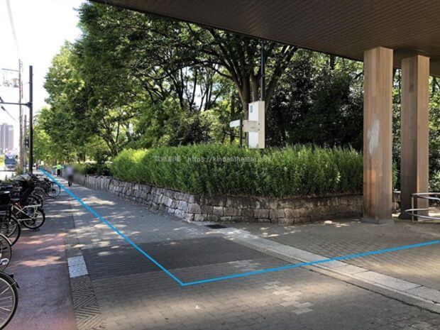 玉造筋 大阪城公園駅付近