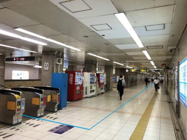 谷町九丁目駅 地下通路