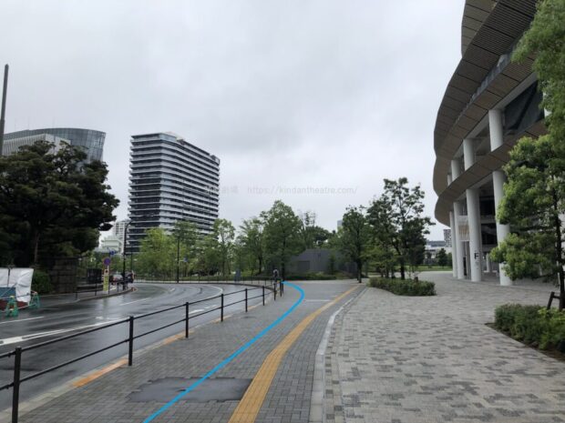 国立競技場　歩道