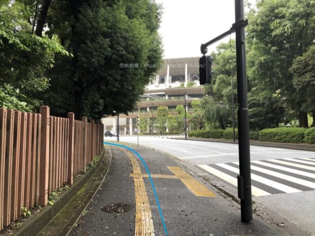 四谷角筈線　明治神宮外苑　国立競技場