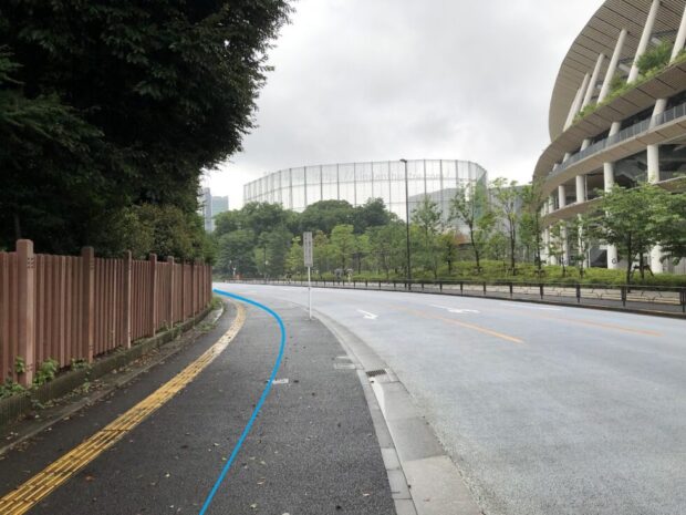 四谷角筈線　明治神宮外苑　国立競技場