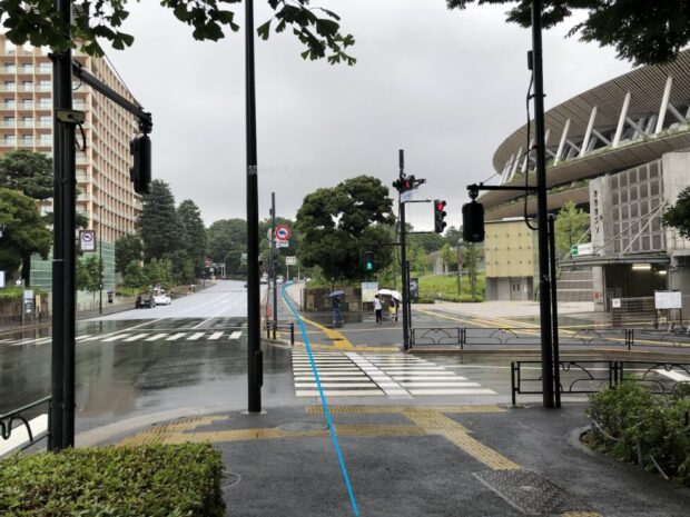 四谷角筈線　国立競技場駅　付近