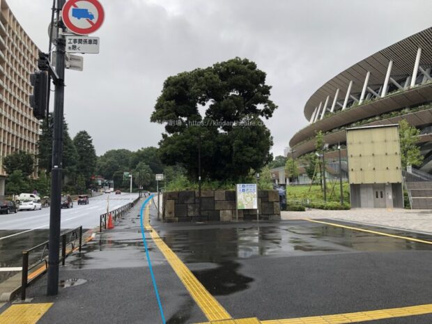 国立競技場駅付近