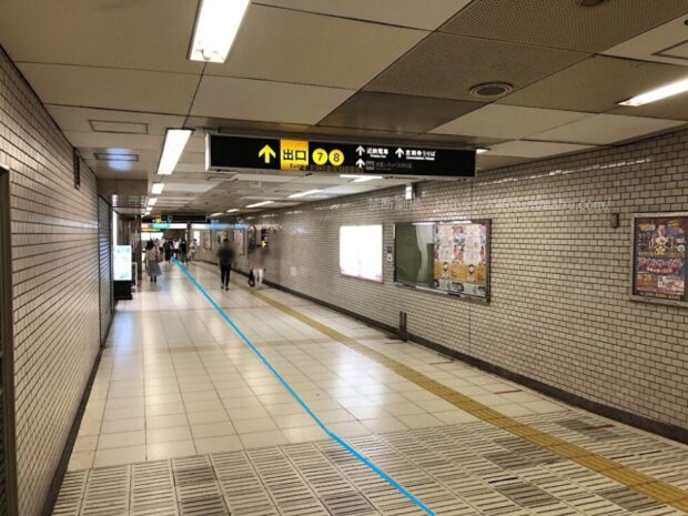 谷町九丁目駅 地下通路