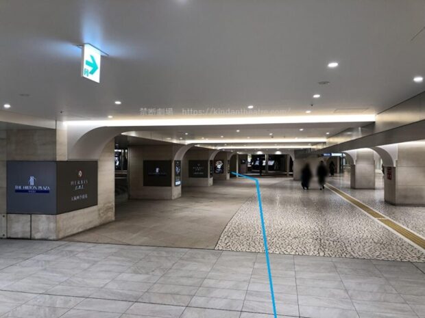 ハービスプラザENT付近　地下通路