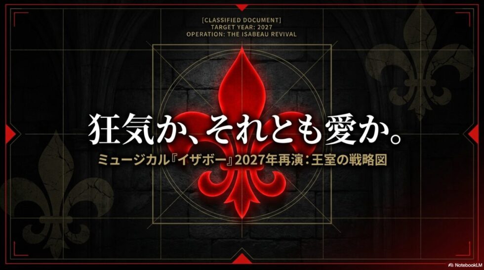 ミュージカル『イザボー』2027年再演：王室の戦略図