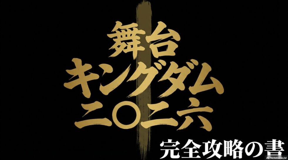 舞台キングダム2026 完全攻略の書