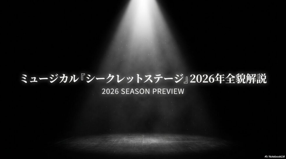 ミュージカル『シークレットステージ』2026年全貌解説