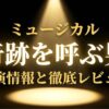 ミュージカル『奇跡を呼ぶ男』公演情報と徹底レビューと書かれたタイトルスライド