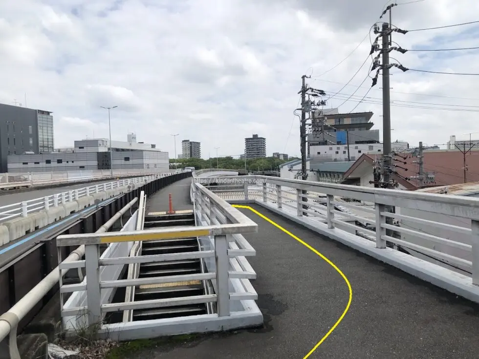 地下鉄熱田神宮西駅からMTG名古屋四季劇場への行き方説明写真14（熱田陸橋）