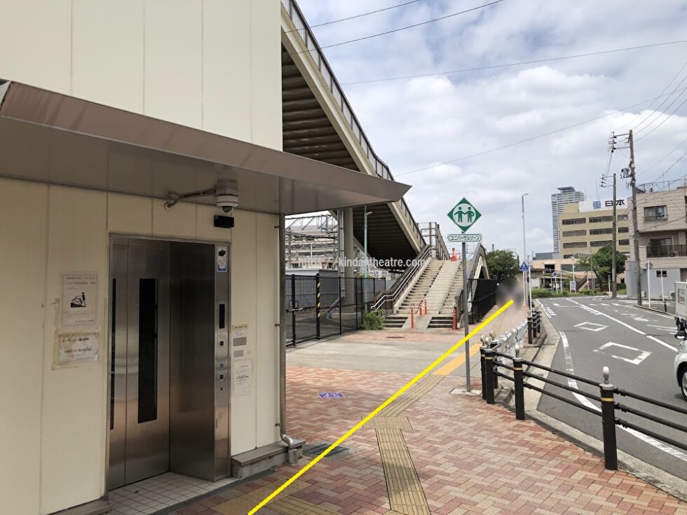 名鉄神宮前駅からMTG名古屋四季劇場への行き方説明写真6