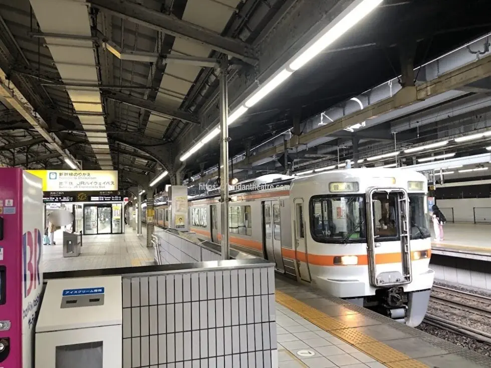 名古屋駅JR線乗り換えルート3（東海道線普通、大府・豊橋方面行き）